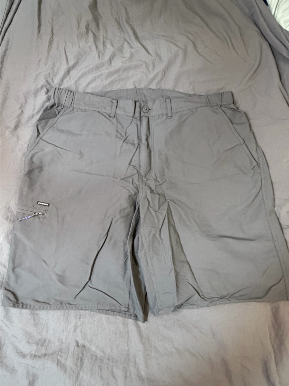 Patagonia Black Outdoor Shorts with Colored Zip Pull